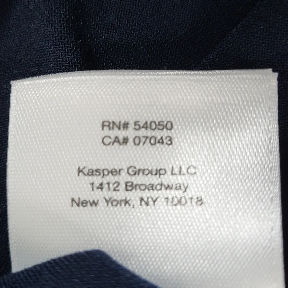 Anne Klein Navy Blue Tunic Top Women’s Medium Long Sleeve Scoop Neck Blouse - Picture 7 of 14